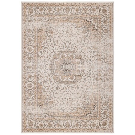 Safavieh 2 ft. 7 in. x 4 ft. Atlas 972A Power Loomed Accent Area Rug Ivory & Beige ATL972A-24